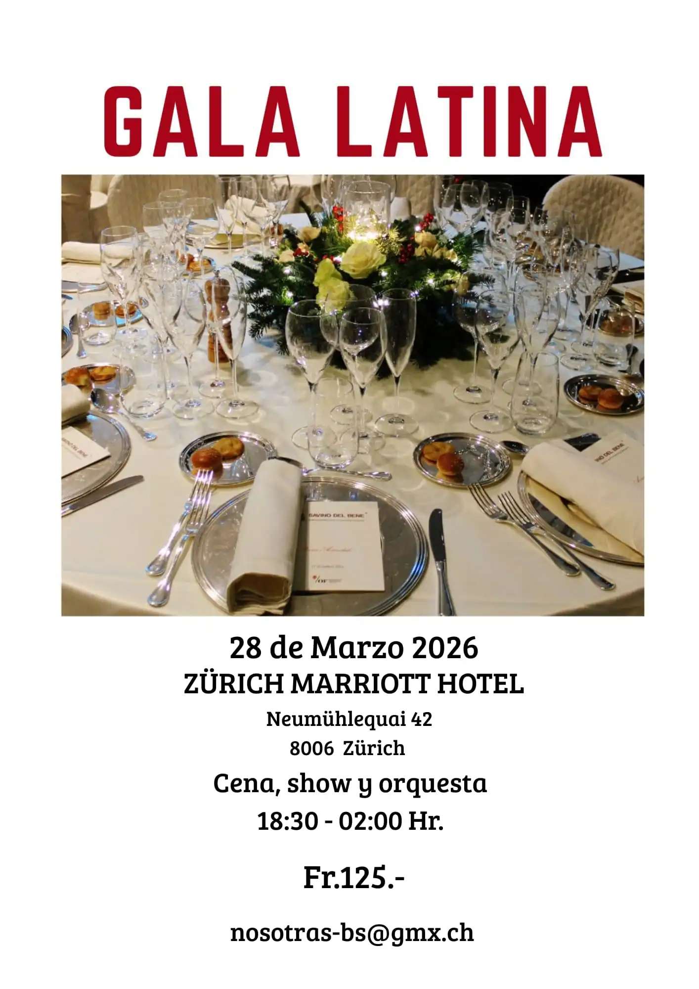 Flyer Gala Latina 2026